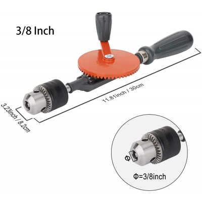 Amazon Hot Selling Professional Hand Drill High Quality Wood Plastic Acrylic Sheet Punching Hand Drill Tool